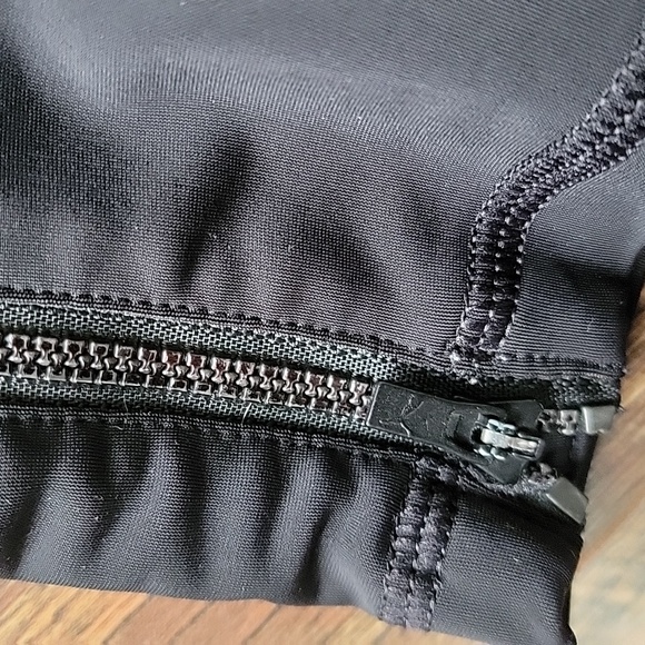 XS BLACK MESH FISHNET JOGGER STYLE PUMA DRY CELL LEGGINGS - Picture 4 of 6